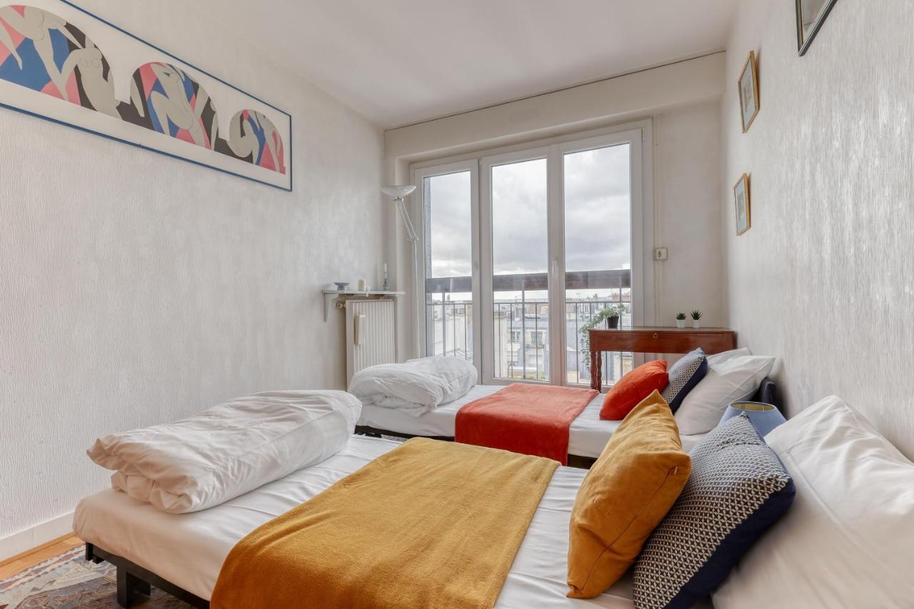 Apartamento Large And Bright 2 Bdrs Flat With View - Paris 20 Exterior foto