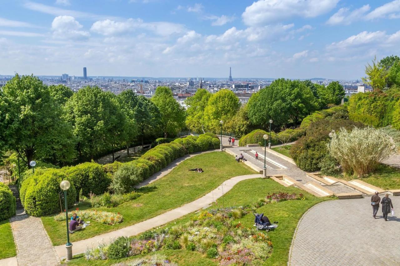 Apartamento Large And Bright 2 Bdrs Flat With View - Paris 20 Exterior foto